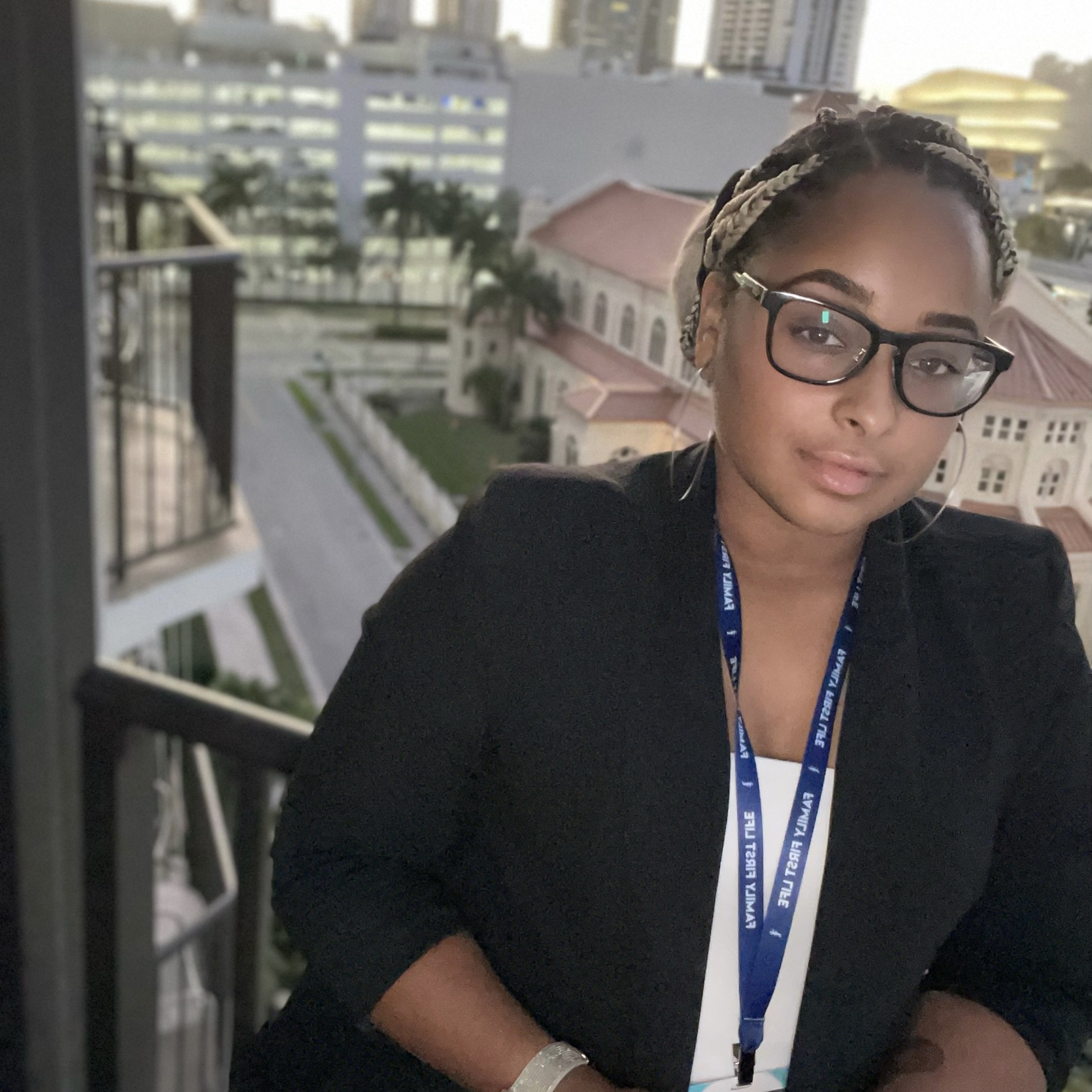 Jasmine at insurance convention